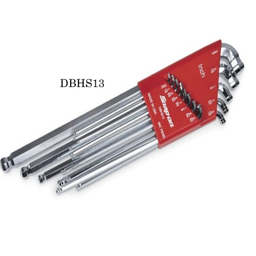 Snapon-Wrenches-Double Ball Hex Key Set, DBHS13
